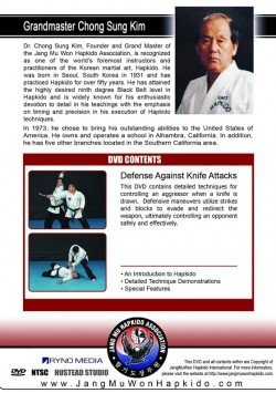 Jang Mu Won Hapkido Instructional DVD; Defense Against Knife Attacks