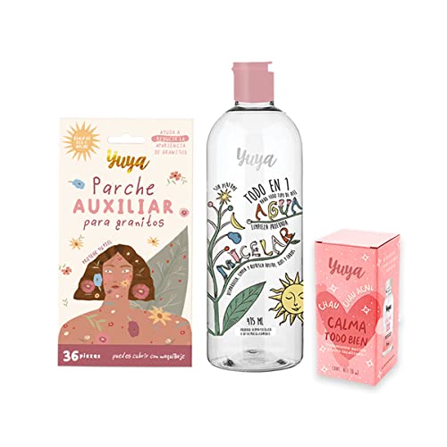 Yuya - Parche granitos 36 pzas + Calma todo bien + Agua Micelar