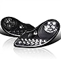 SPEC-D TUNING Black LED & Signal Projector Headlights Built-in Fog Lamps Compatible with 1997-2004 Porsche Boxster 986, 1997-2001 Porsche 911 996 Left + Right Pair Headlamps Assembly