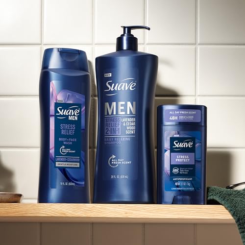 Desodorante antitranspirante Suave Stress Protect Men 2.7oz x12 miniatura 7