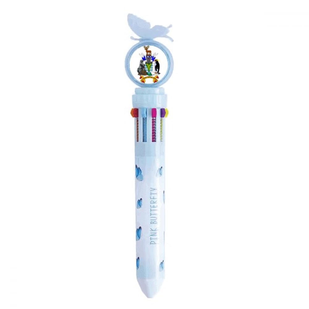 Stylo rétractable multicolore Sgssi UE pour ne plus encombrer la trousse des élèves