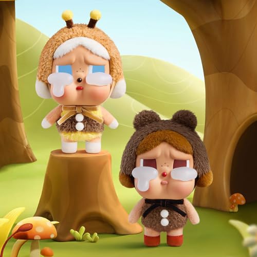 image for POP MART Crybaby Tears Factory Series - Vinyl face Plush Blind Box, Cr