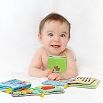 Soft Baby Books 6PCS Soft Cloth Books Bath Books Crinkle Washable Non-Toxic Early Education Preschool Learning Toy for Newborns Babies Infants Toddlers Kids - Image 2
