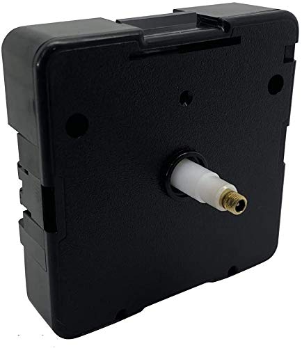 Replacement Quartz High Torque UTS Euroshaft German Clock Movement Mechanism (16mm Shaft - Clock Faces 4-6mm Thick)