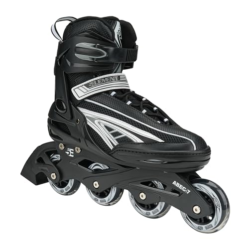 Panther Inline Skates for Men with Adjustable Strap, 82mm Wheels - Soft Boot Fit and Comfortable Inline Skates for Street Hockey, Roller Derby & Long-Distance Skating (9.0-Gray/Black)