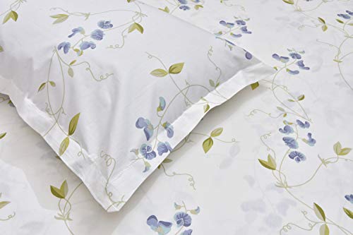 Image of Haus & Kinder 100% Cotton Bed Sheet for King Size Bed, 1 King Size Bedsheet Cotton (108 x 108 Inches) with 2 Pillow Covers | 144 TC Bedsheet for Double Bed King Size | Minimalistic Magic Purple