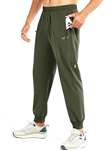 Image of NORTHYARD Men's Athletic Running Pants Lightweight Workout Joggers Quick Dry Gym Sweatpants Active Sports Track Training
