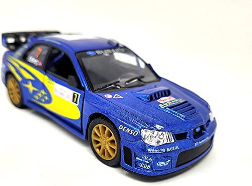 Modelo Subaru Impreza WRC 2007 1:36 Die Cast Metal miniatura 2