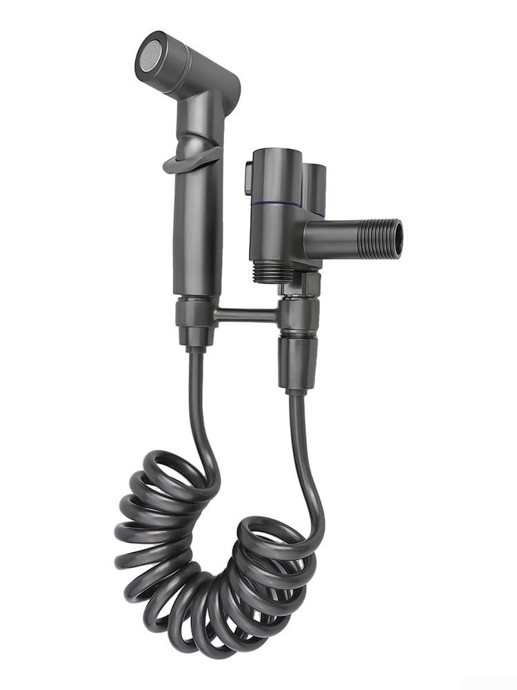 Spruzzatore per bidet, pistola a spruzzo per WC, versatile per l'igiene personale e accessorio da bagno per animali domestici, design moderno e pulizia efficiente