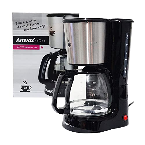 Cafeteira 110V, Amvox, ACF 557 Inox 557, Inox