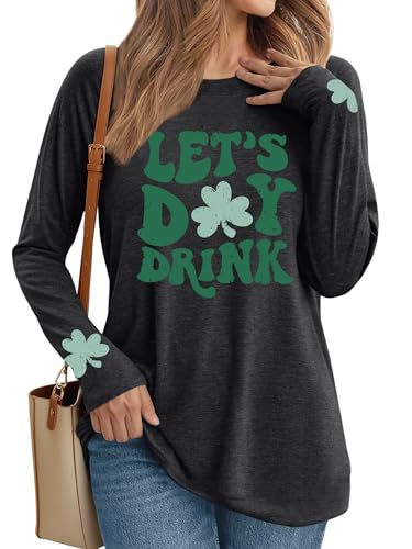 Women's St. Patrick's Day Shirt – Lucky Shamrock Graphic Tee For Irish Festival