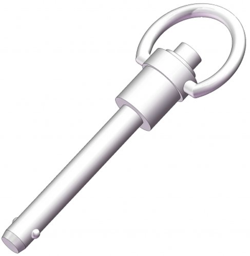 Innovative Components AL8X1500R-X0 Ring Handle Locking Pin 1/2" diameter X 1.50" grip length 17-4 Stainless Steel