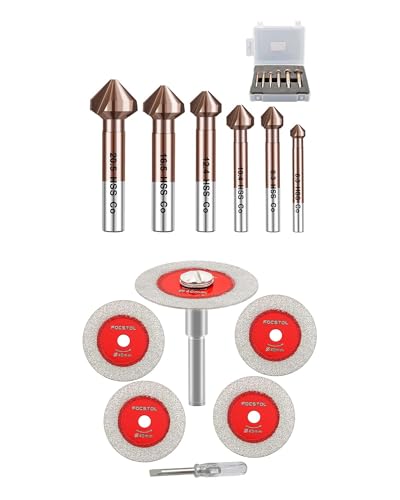 Mini disque diamant verre et fraise à noyer pour réussir vos projets de décoration et bricolage