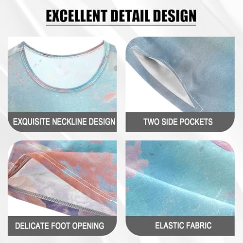 senya Short Sleeve Pajamas Sets Summer Cotton Sleepwear Marine Turtle4