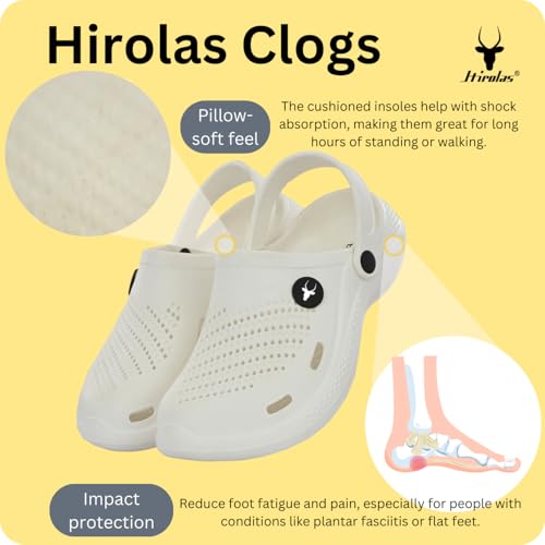 Image of Hirolas Men's Fluffy Black Eva Cushioned Strap Clogs