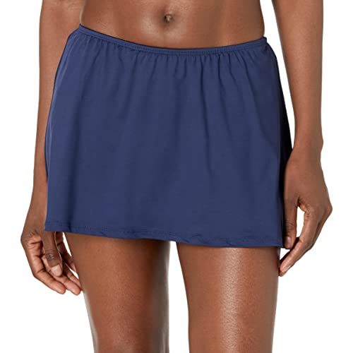 Image of Ocean 24th Women's Plus-Size Solid Skirted Bikini Bottom