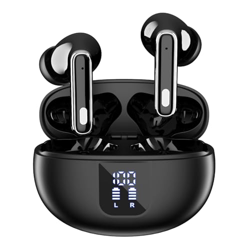 Image of AI Translation Earbuds Real Time - 194 Languages Translator Earbuds with Active Noise Cancelling, No Subscription, 40H Battery in-Ear Bluetooth 6.1 Headphones, Audifonos Traductores Ingles Espanol