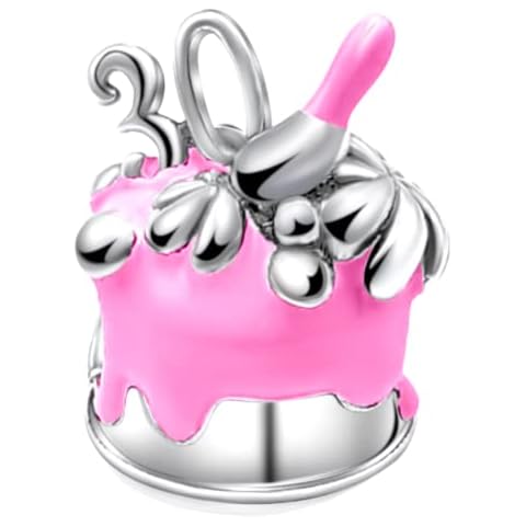 Jahn Jewellery Birthday Charms - 17th 18th 21st and 30th Birthday Charm Cake S925 Sterling Silver Charm Bead For Birthdays (30th Birthday Charm) Cover