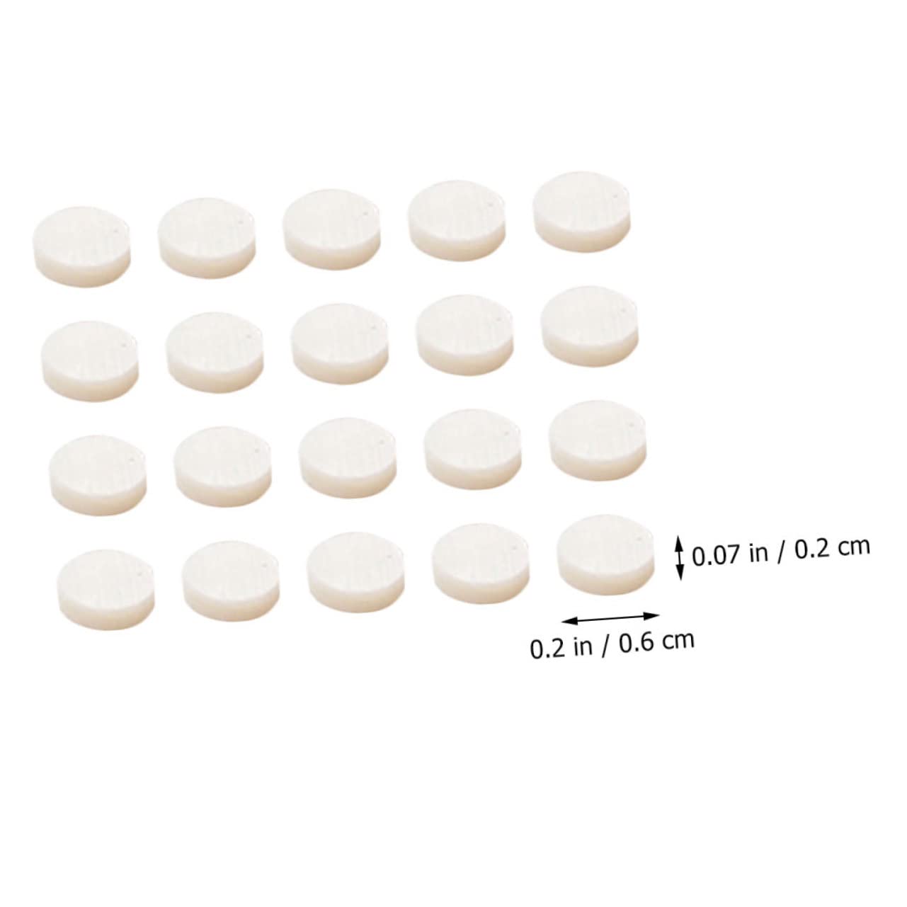 BESPORTBLE 20Pcs Inlay Dots Fingerboard Markers for Guitar Ukulele Mandolin Easy Install Fretboard Stickers Durable Guitar Accessories for Neck Decoration