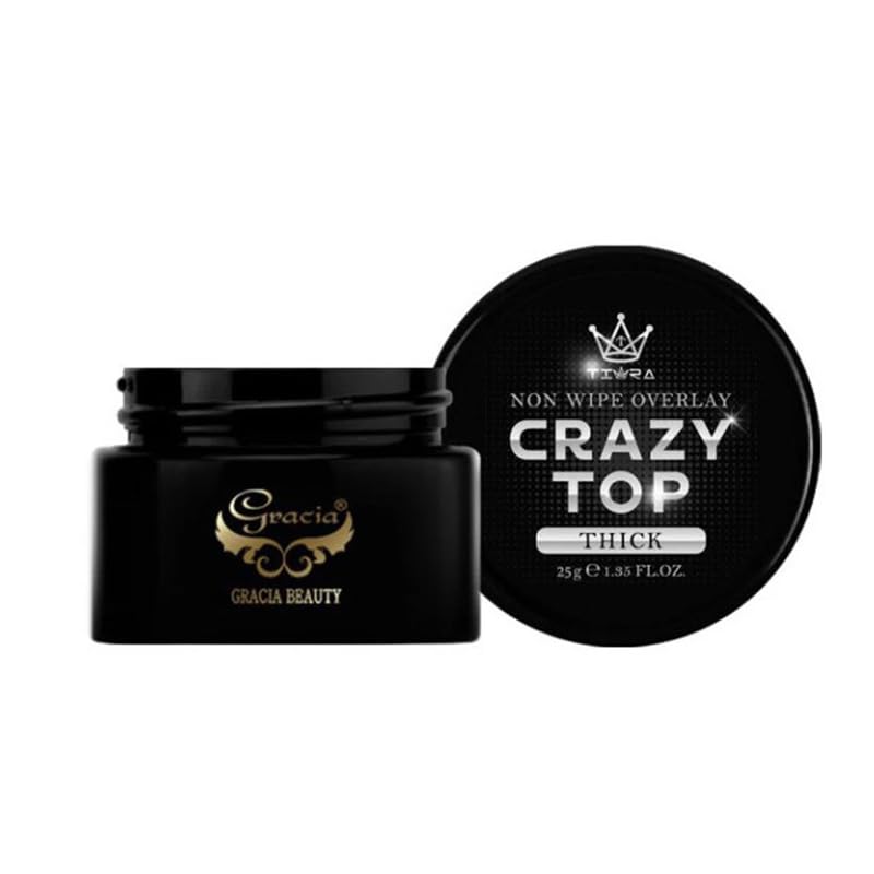 KAYNEY JIN.B Non Wipe Crazy Top Gel 25g 40g Soft Standard Thick K-Beauty Nail UV LED High Gloss Top Coat (Thick / 25g)