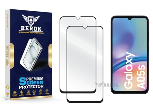 Image of Gorilla Tempered Glass Screen Protector Compatible with Samsung Galaxy A05s [Pack of 2] | Edge-to-Edge, Bubble-Free, Case Friendly, Easy Installation Kit