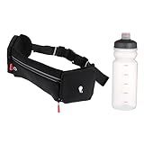 Toddmomy Sportliche Hüfttasche mit Wasserflasche Outdoor Fitness Bauchtasche für Handy Jogging für Männer und Frauen Große Kapazität für Training