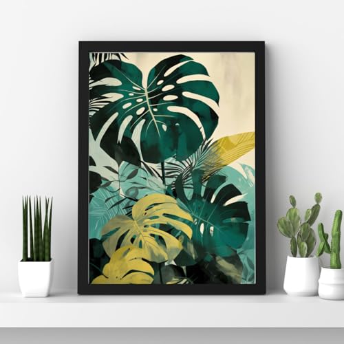 Toile encadrée tropicale haut de gamme Jungle Forms III Spiffing Prints - 6