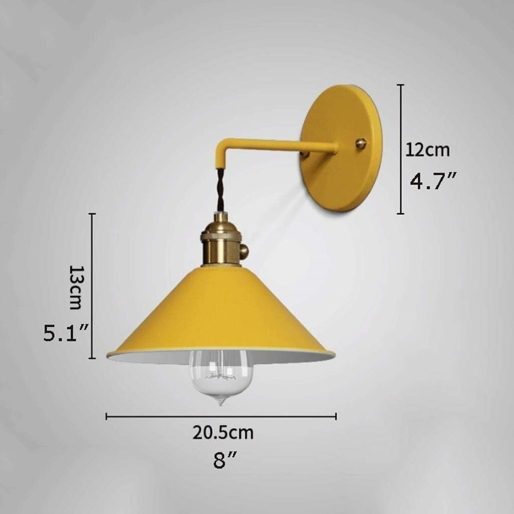 Apliques Pared Pasillo Lámpara De Pared Nórdica Para Dormitorio, Luz De Pared E27 Moderna, Sala De Estar, Pasillo Creativo, Lámparas De Noche Lamparas de Pared Pasillo (Color : C)