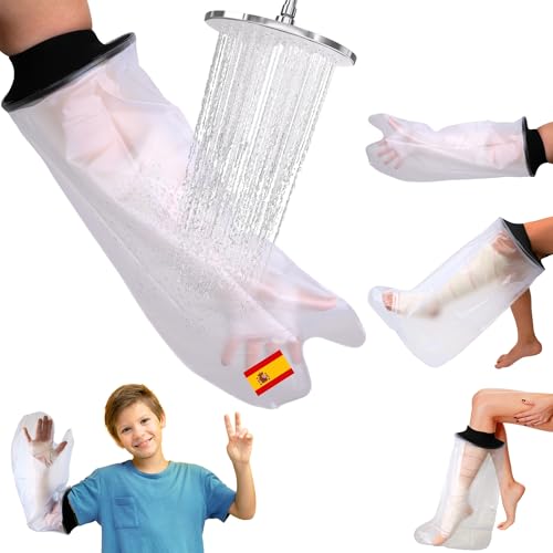 KENI STORE Funda Impermeable para Brazo Niño – Protector Escayola Brazo Niño – Funda para Escayola Brazo Niño – Funda Brazo Escayolado Niño – Funda Escayola Brazo Niños para Ducha y Baño