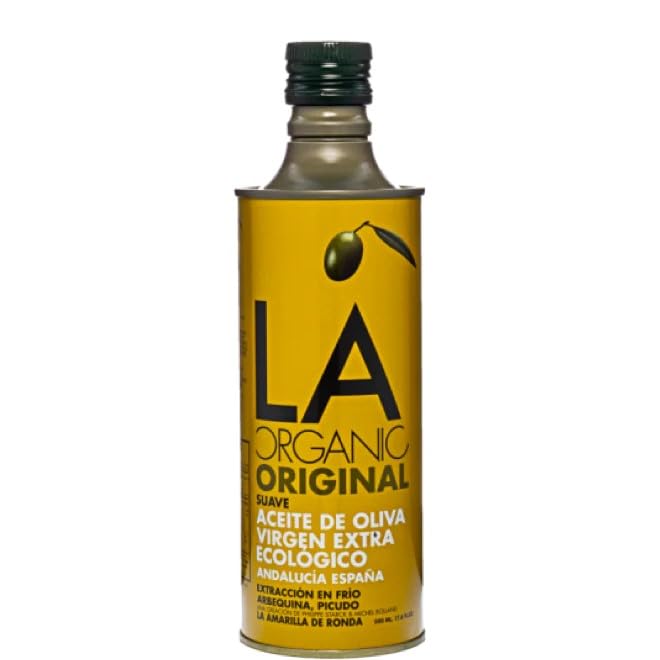 LA ORGANIC | Aceite de Oliva Virgen Extra Ecológico 500 ml - Coupage Arbequina y Picudo