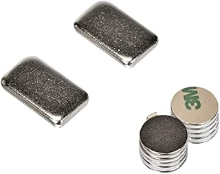 FIRST4MAGNETS F2015NA-10 Adhesive 20mm Dia x 1.5mm N42 Neodymium Magnet-2kg Pull (North) (Pack of 10)