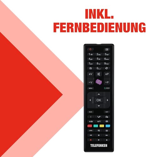 TELEFUNKEN 32 Zoll Fernseher XH32P900S LED TV HD-Ready (1366x768 Pixel) mit 80 cm Bildschirmdiagonale und integriertem Triple-Tuner (2026) TELEFUNKEN 32 Zoll Fernseher XH32P900S LED TV HD-Ready (1366x768 Pixel) mit 80 cm Bildschirmdiagonale und integriertem Triple-Tuner (2026)