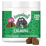 BUGALUGS Calming Treats for Dogs - Helps Stress, Fear, Barking, Reactivity, Aggression, Travel – 120 chews