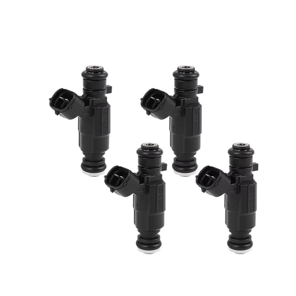 Stoifffhh One Color Injector Nozzle Compatible With Hyundai For Atos 4Cil 1.5L 2004-2008 9260930006 3531022600 Fuel Injectors(4Pcs)