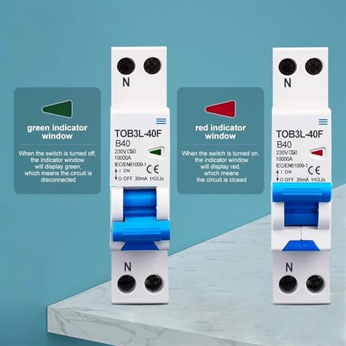 RCBO 1P+N 10kA type B ultra compact 18mm courbe A