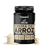 DRASANVI CREMA DE ARROZ | Crema de arroz fitness | Energía rápida y sostenida |Hidratos de Carbono, Fibra y Proteínas de calidad |Sin Grasas ni Azúcares añadidos | Sabor Chocolate Blanco- 1 Kg