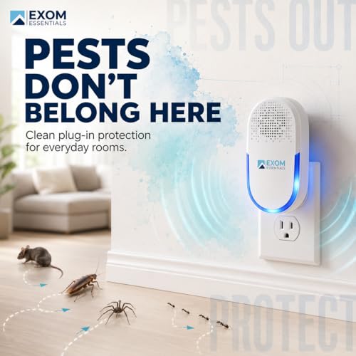 Image of QUA-D30, Pest Repeller Wall Plug-in Most Effective Than Repellents - Get Rid of - Rodents, Squirrels, Mice, Rats, Bats, Roaches, Ants, Spiders, Bed Bugs(4 Pack)
