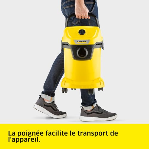 Aspirateur Eau Et Poussières Kärcher WD 3 V-17/4/20 1.628-127.0 – 1000W 17L - vue 4
