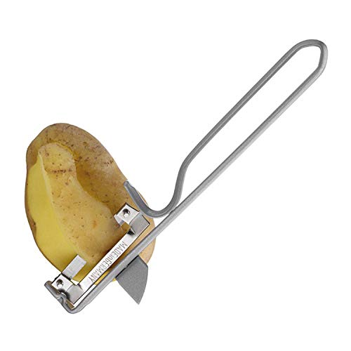 Foto von Westmark 5 Universal-Sparschäler/Pendelschäler mit Ausstecher, Edelstahlklinge und hochwertigem Stahl-Griff, Steel, Silber, 161022E3