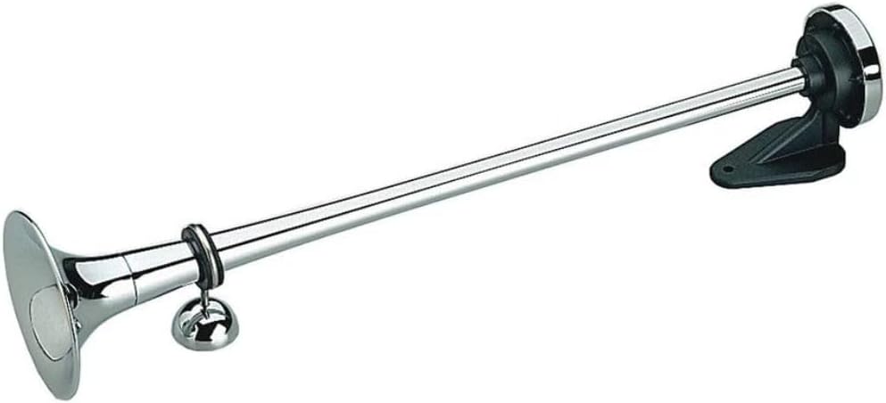Marco P1/S 11000110 Signal Horn, Chrome-Plated Brass, External Mounting, 109 x 490 x 120 mm