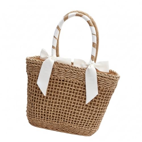 Sac en raphia haut de gamme et mini sac en paille d'artisanat