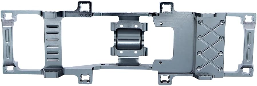 Full Metal Chassis Frame for FMS 1/24 Power Wagon FCX24 RC Crawler Car Model Upgrade Part (Titanium)