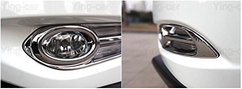 Yingchi 2Pcs Car Chrome Front Fog Light Lamp Frame Cover Trim Emblems For Honda Hrv Hr-V 2016-2017-2018 #TOP6