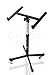 Griffin Rolling Studio Mixer Stand DJ Cart (MobileTILT Series) – Standing Rack On Casters with Adjustable Height – Portable Mount Turntable Holder For Digital Drum Machine, Mixing Audio Music Gear