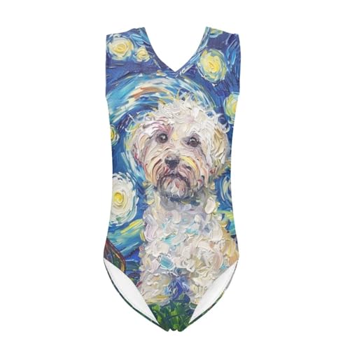 Image of Swimsuits for Girls 3-14 Sleeveless Bathing Suit for Kids Summer One Piece Swimming Suits