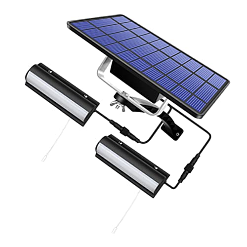 Lampe solaire LED murale à tirette étanche en ABS avec éclairage extérieur puissant et design