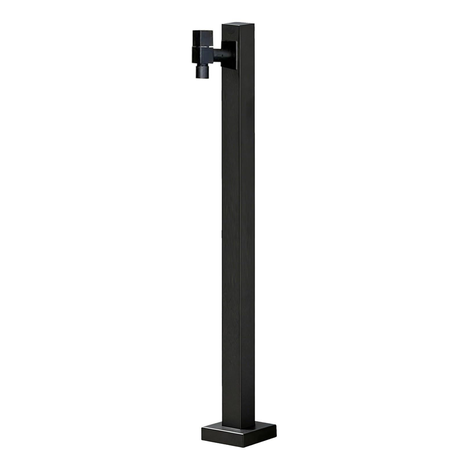 Gaommini Style 4 Stainless Steel Yard Hydrant, Freeze Proof Outdoor Faucet, Freestanding Garden Water Column For Patio Yard Lawn Pasture, Outdoor Spigot - Bottom Or Side Inlet(,Height: 95Cm/37.4In)