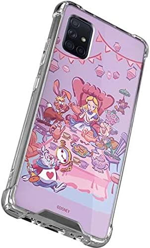 Skinit Clear Phone Case Compatible with Galaxy A71 5G - Officially Licensed Disney Alice in Wonderland (Animated) Mad Tea Party Design