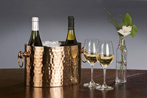 Chic Chill Handcrafted Artisan 2 bottle Champagne and Wine Chiller (Copper)