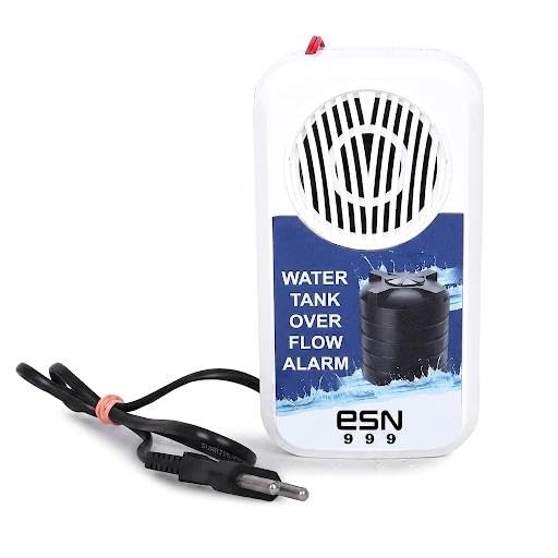 Water Alarm Bell | Water Tank Overflow Alarm Bell | Loud Human Voice | with Indiactor White (Pack of 1)-image-9